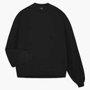 Represent initial sweater jet black
