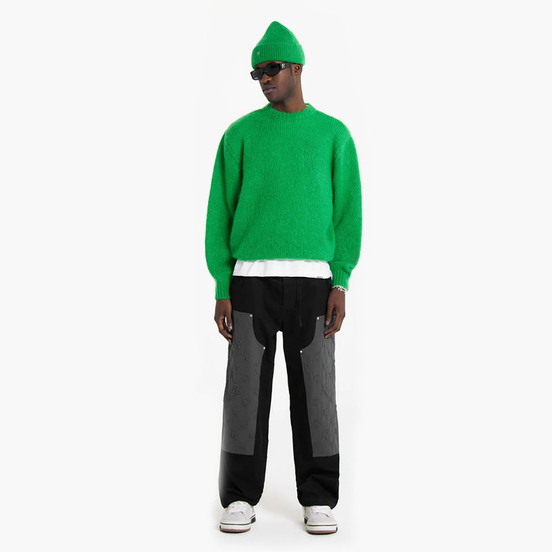 Represent Mohair Sweater Island Green Modell Ganz
