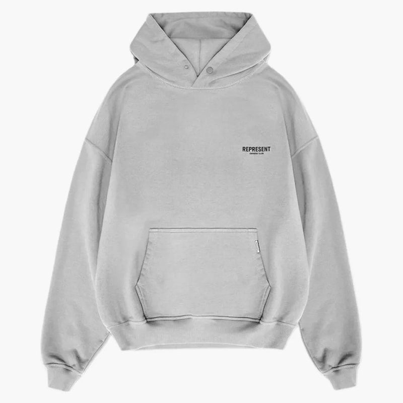 Representera ägarna Club Hoodie Ash Grey/Black