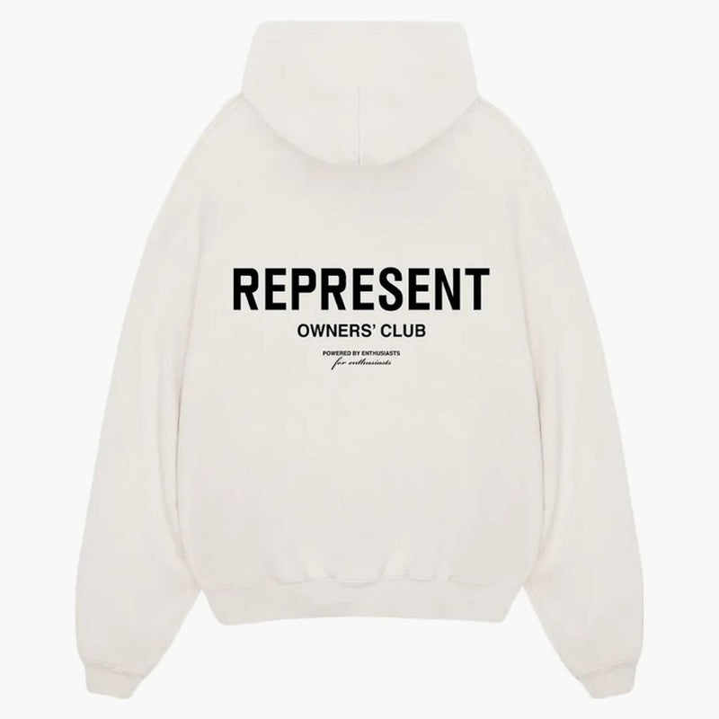 Zastupujte majitel's Club Hoodie Flat White/Black