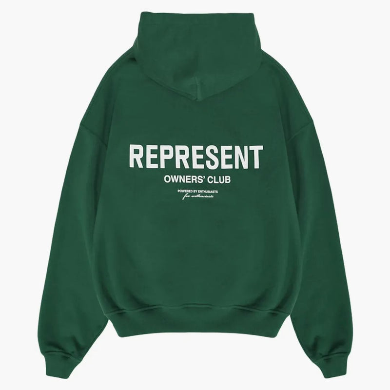 Zastupujte majitel's Club Hoodie Racing Green/White