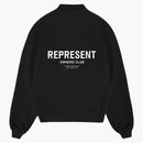 Represent Owners Club Long Sleeve Polo Sweater Black