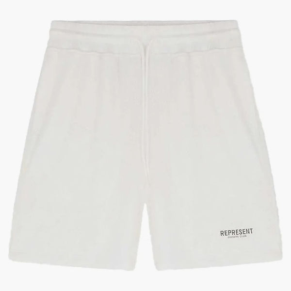 Represent Owners Club Mesh Shorts Flat White