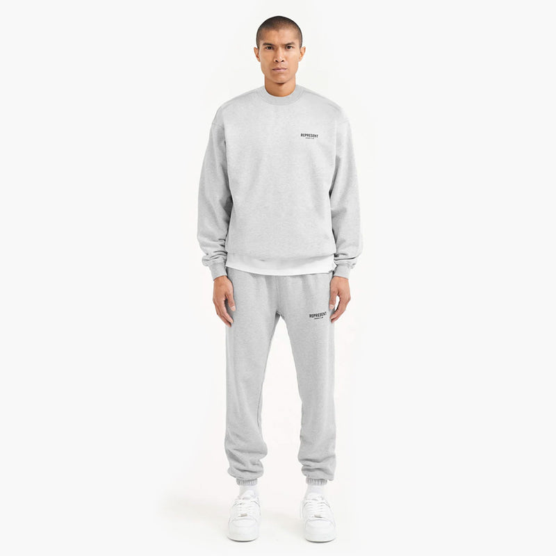 Represent Owners Club Sweater Ash Grey Modell