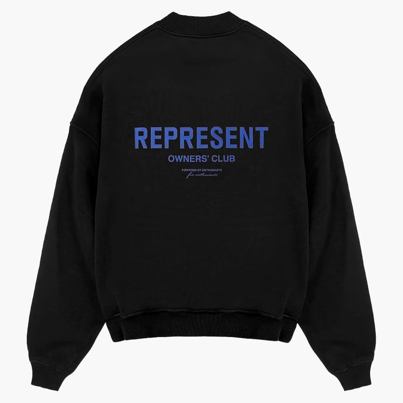 Represent Owners Club Sweater Black Cobalt Rückseite