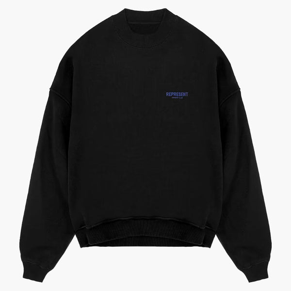 Represent Owners Club Sweater Black Cobalt