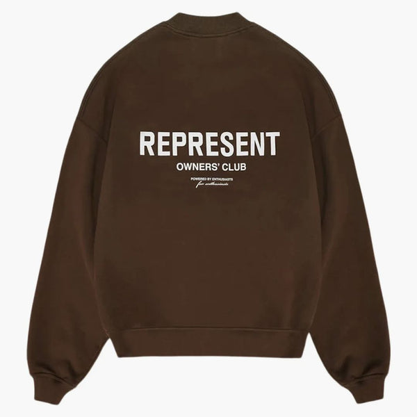 Represent Owner's Club Sweater Brown/white