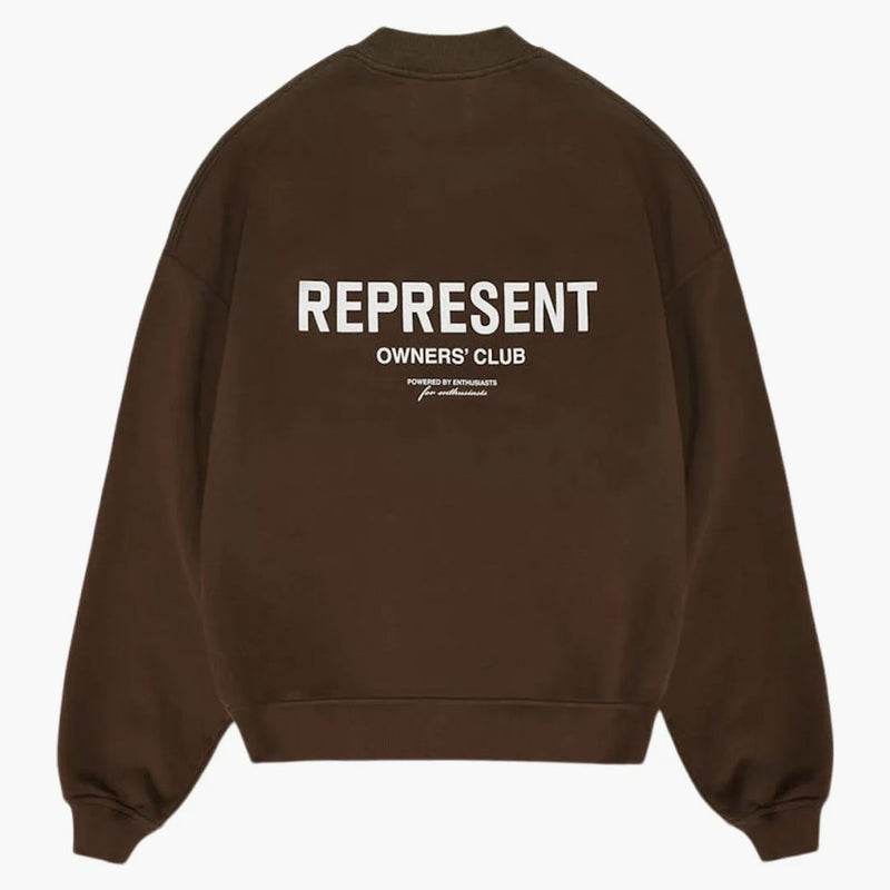 Represent Owner's Club Sweater Brown/white
