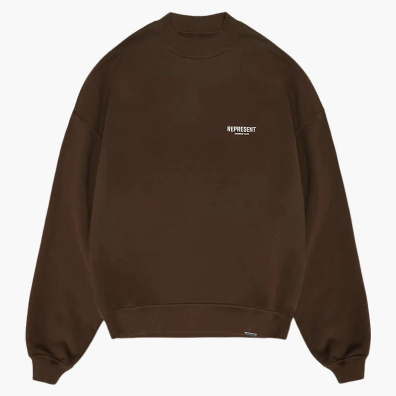 Represent Owner's Club Sweater Brown/white