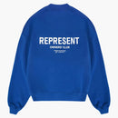 Represent Owner's Club Sweater Cobalt Blue/White