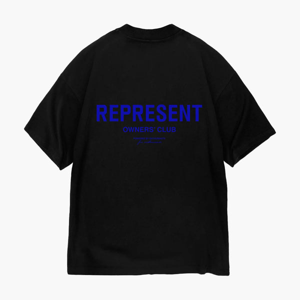 Represent Owners Club T-Shirt Black Cobalt Rückseite