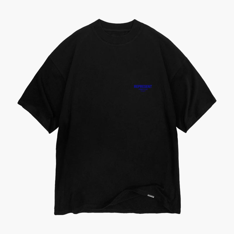 Represent Owners Club T-Shirt Black Cobalt