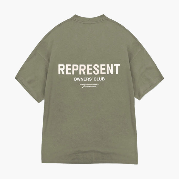 Represent Owners Club T-Shirt Olive Rückseite