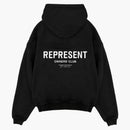 Rappresenta i proprietari club zip con cappuccio nero