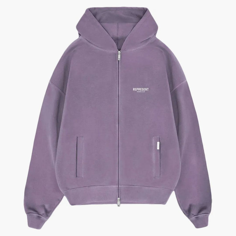 Zastupujte majitelé klubu Zip Hoodie Vintage Violet