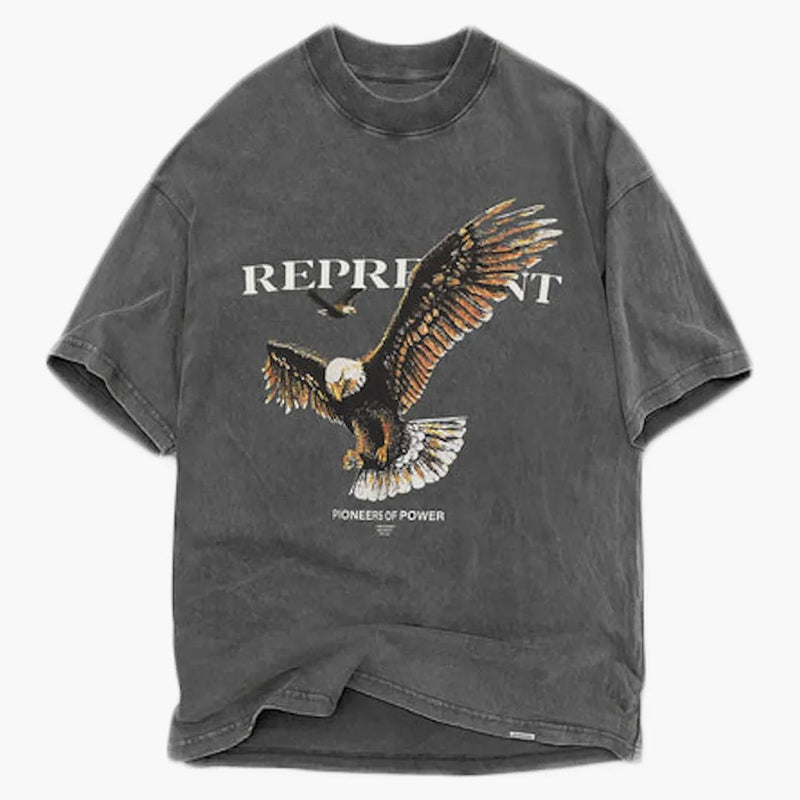 Represent Pioneers Of Power T-shirt Vintage Grey
