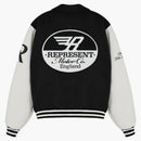 Represent Racing Team Varsity Jacket Black/White