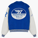Represent Racing Team Varsity Jacket Cobalt