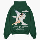 Represent Storms in Heaven Hoodie Racing Green