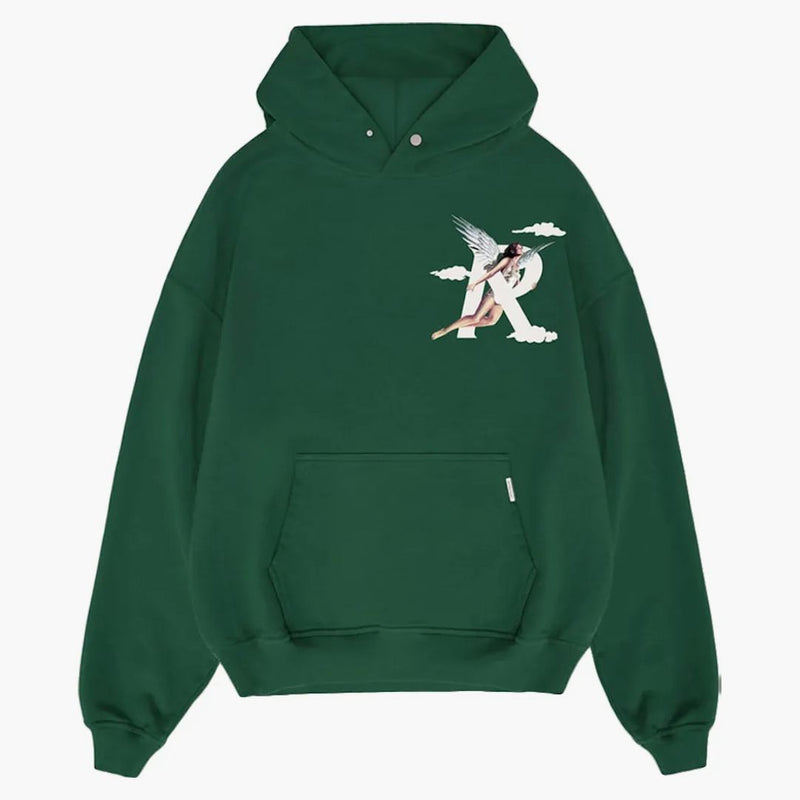 Represent Storms In Heaven Hoodie Racing Green