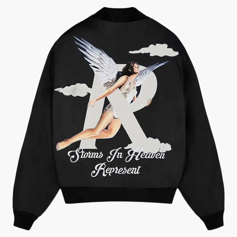 Represent Storms In Heaven Souvenir Bomber Black