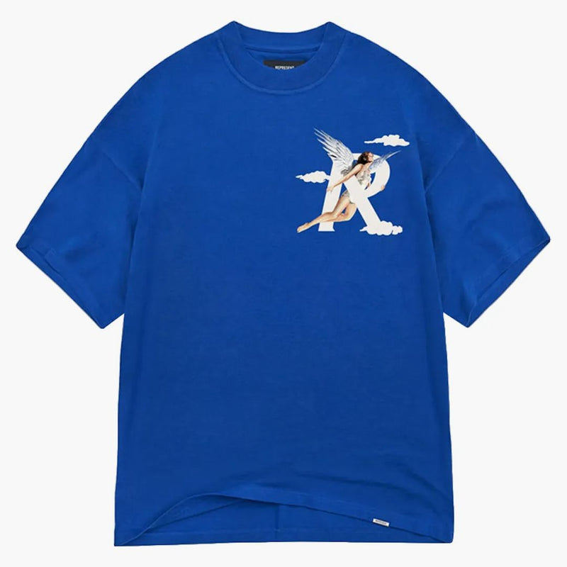 Representera stormar i himlen t-shirt kobolt