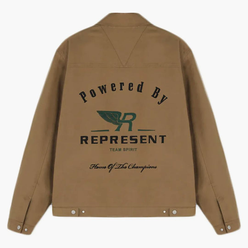 Represent Team Spirit Jacket Tan