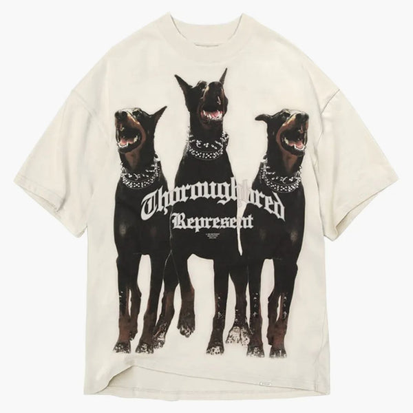 Představují plnokrevní tričko vintage bílé