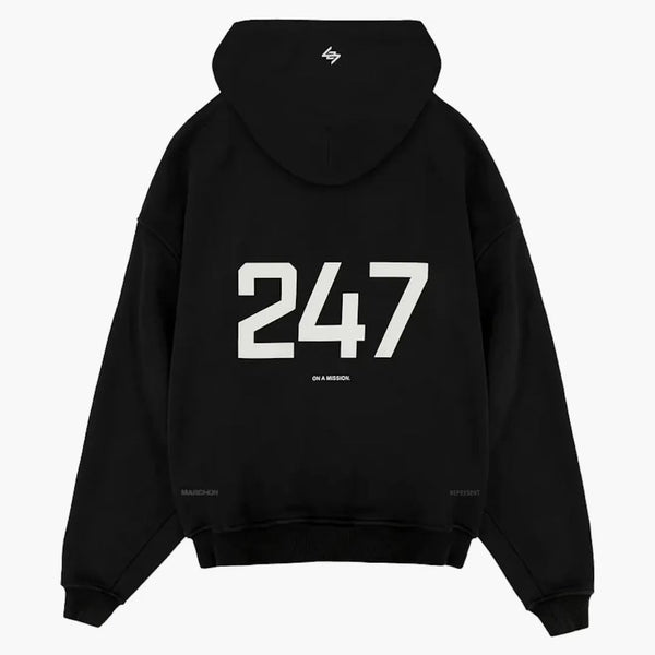 Reprezentujte X Marchon Team 247 nadrozměrnou mikinu černou