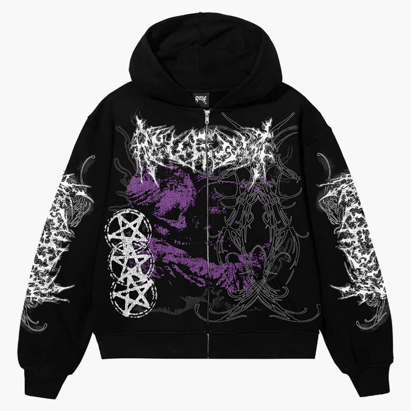 Revenge Abandoned Zip Black/purple