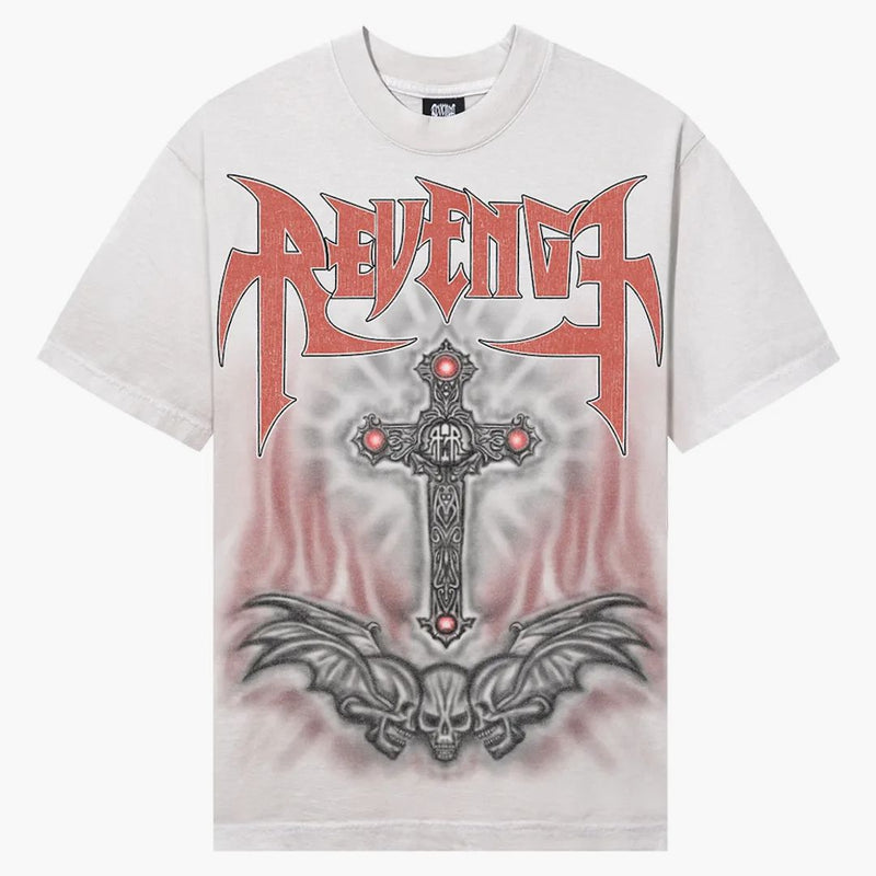 Revenge Airbrush Metal Tee Cement