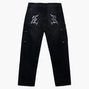 Revenge Catacombs Carpenter Denim Pants Washed Black