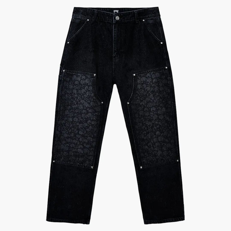 Venge Catacombs Carpenter pantaloni di jeans lavati neri