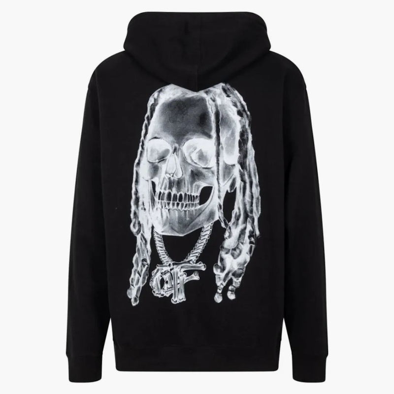 Pomsta Durk Bones Hoodie Black