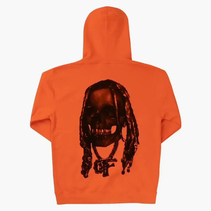 Pomsta Durk Bones Hoodie Orange