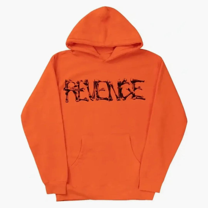 Pomsta Durk Bones Hoodie Orange