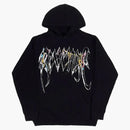 Venganza Durk pintura sudadera con capucha negra