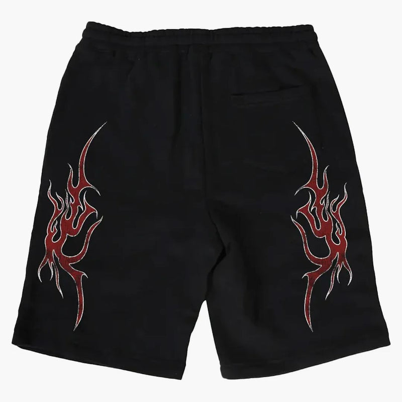 Hämnd Grim Reaper Shorts svart/röd