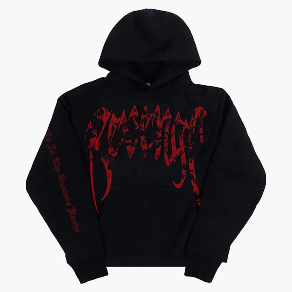 Revenge Juicewrld Collage Hoodie Black