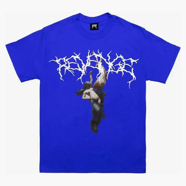 Revenge Moon B*tches T-shirt niebieski