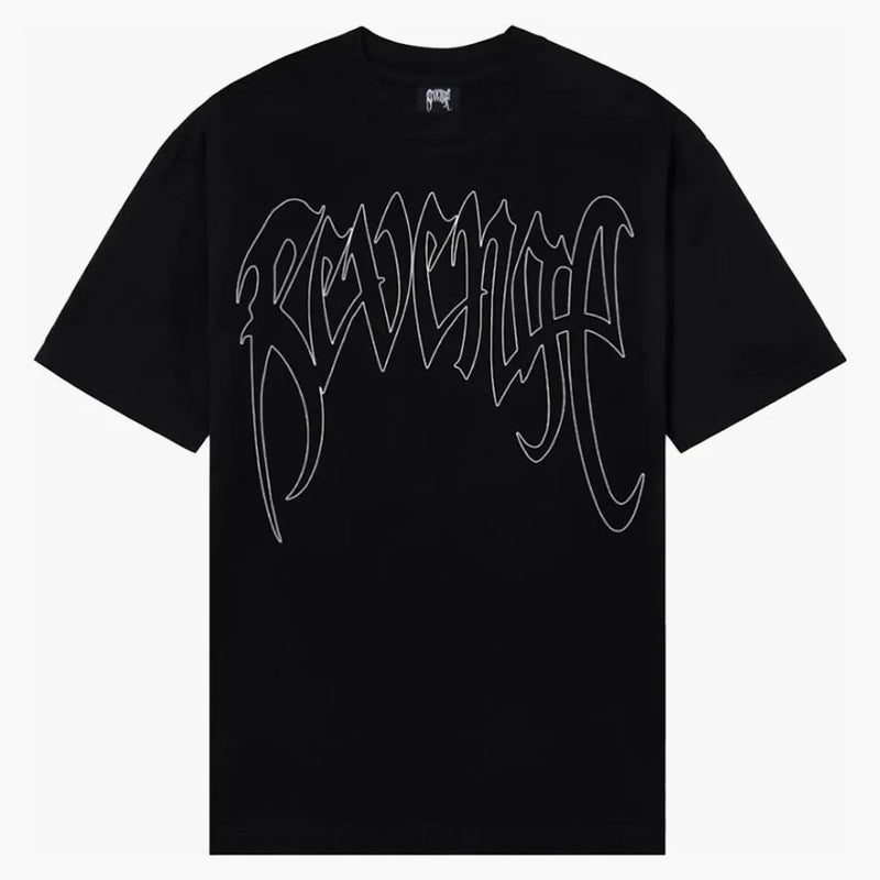 Revenge Outline Tee Black