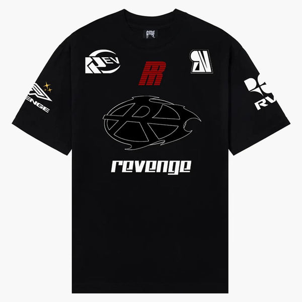 Revenge Racer Patch Tee Black