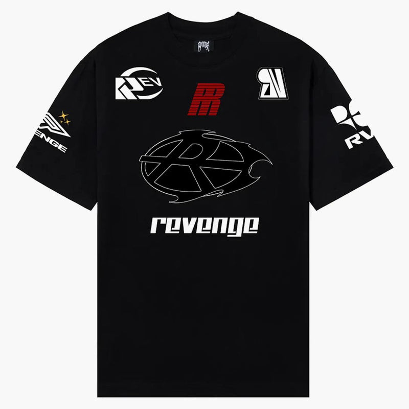 Revenge Racer Patch Tee Black
