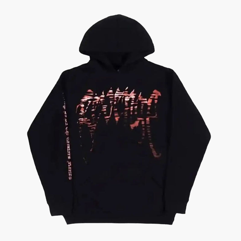 Kaufe den Revenge Red Moonlight Hoodie in Schwarz bei Hypeneedz