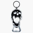Revenge Skull Bottle Opener Keychain Black