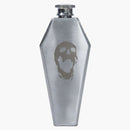 Revenge Skull Metal Flask Silver