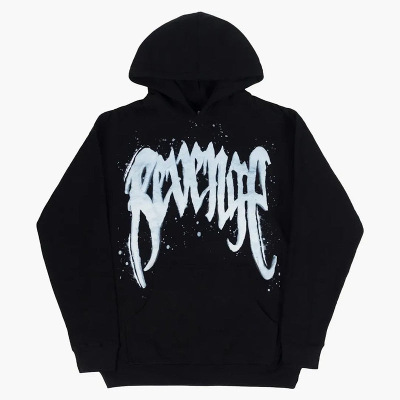 Revenge Snowfall Hoodie Black