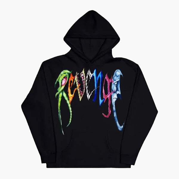 Revenge Trippie Arch Logo Hoodie Black