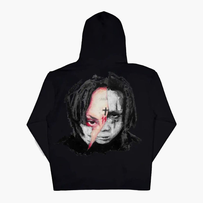 Revenge Trippie Arch Logo Hoodie Black