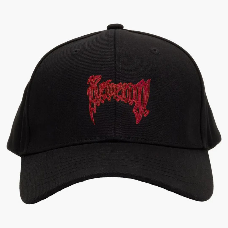 Hämnd XXXTENTACION 17 broderad mössa svart/röd